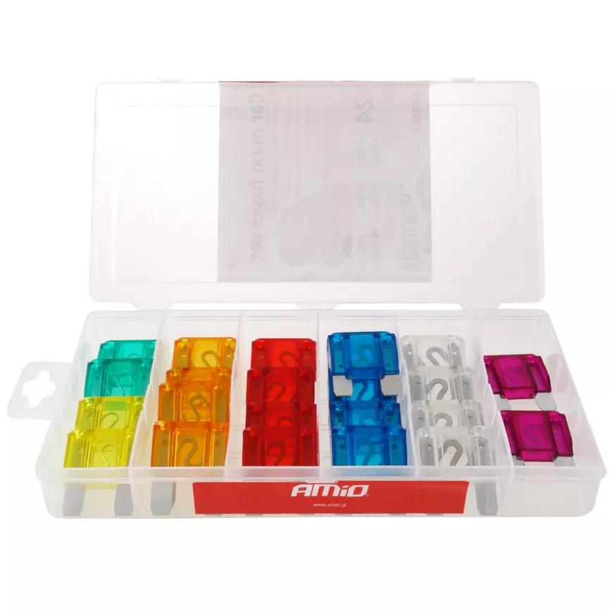 Bezpieczniki płytkowe MAXI - zestaw