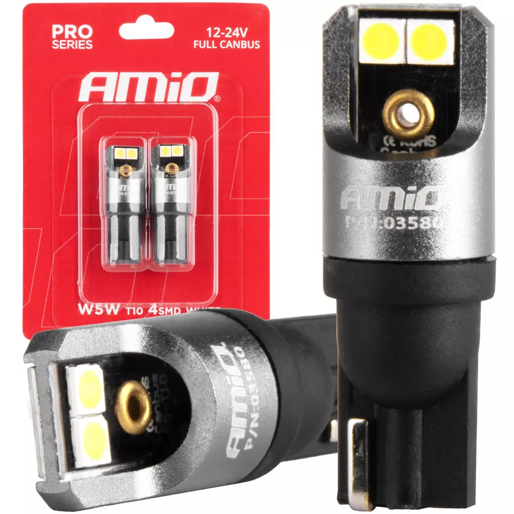 AMiO W5W LED PRO Full Canbus - opakowanie