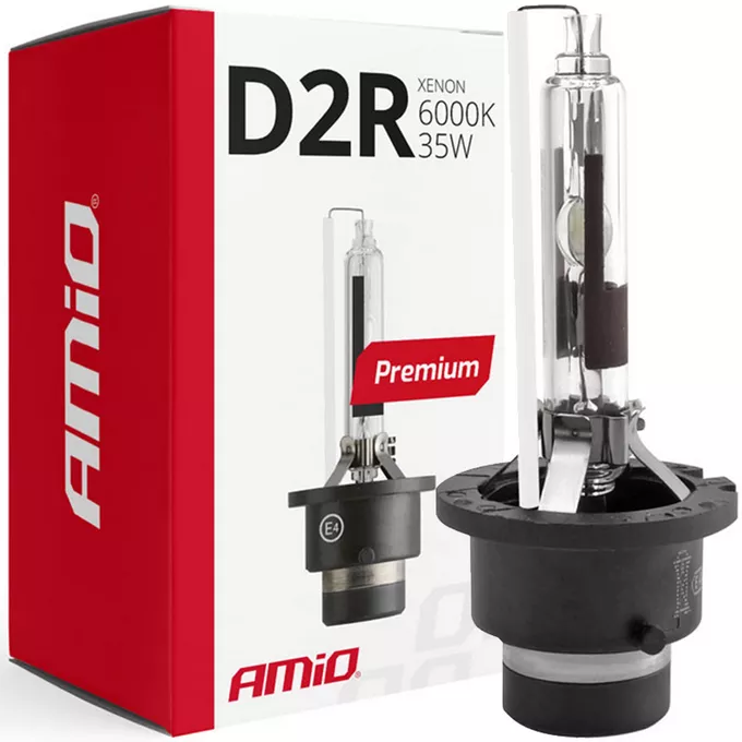 AMiO D2R Premium 6000K - żarnik z opakowaniem