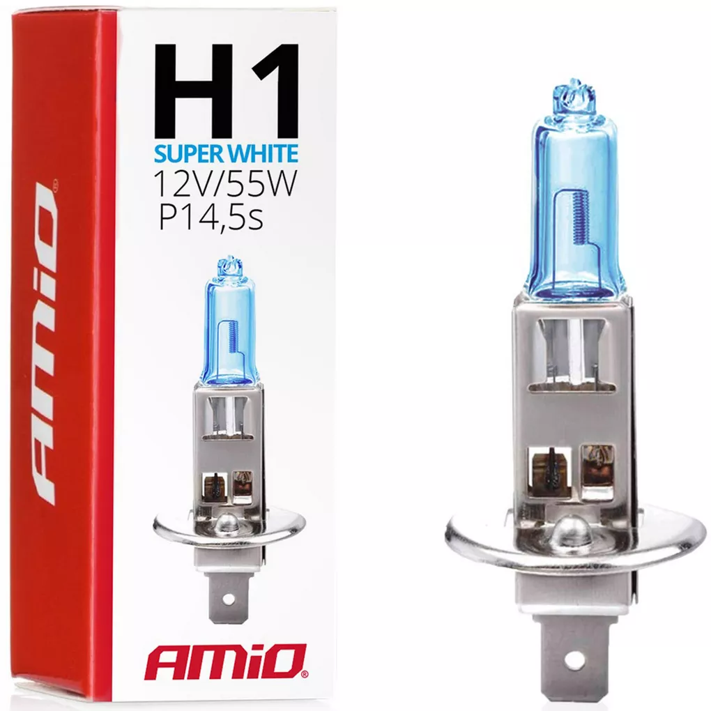 AMiO H1 Super White - żarówka z opakowaniem