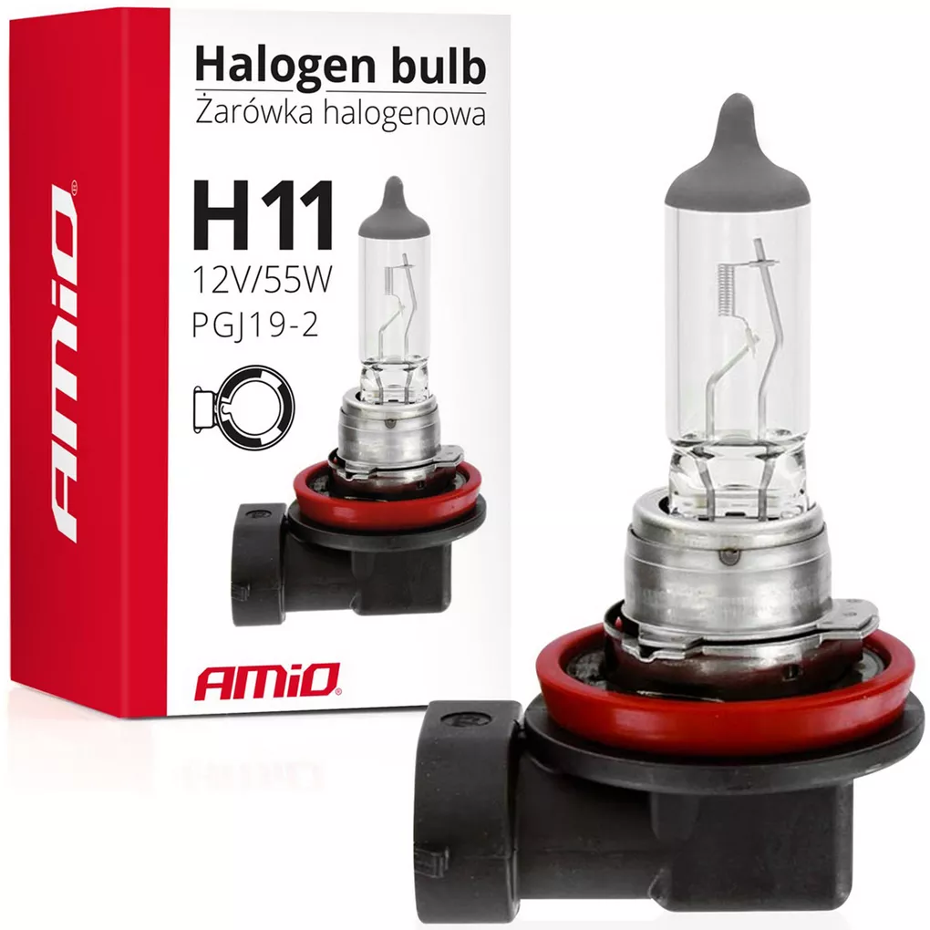 AMiO H11 - żarówka z opakowaniem