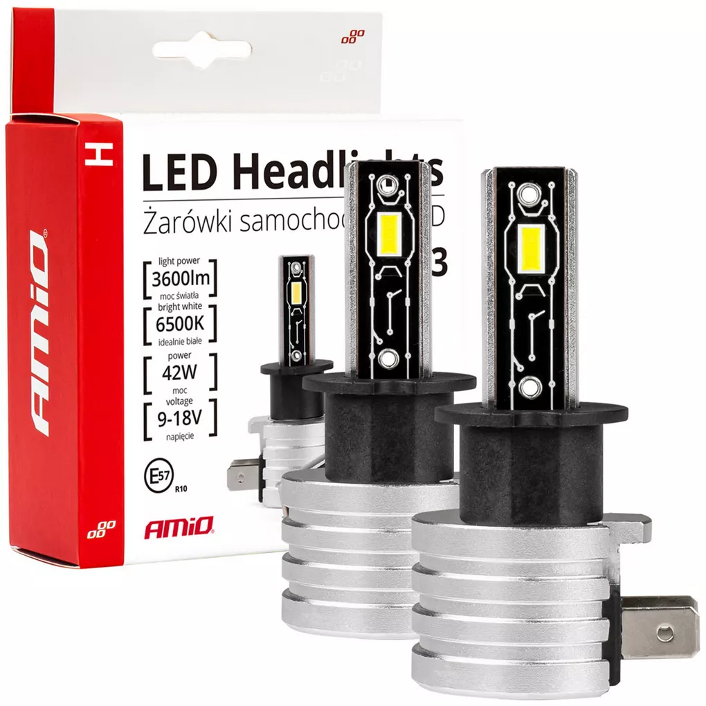 AMiO LED H3 H-Mini 6500K opakowanie
