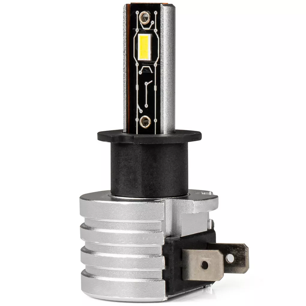 AMiO LED H3 H-Mini 6500K - zbliżenie na żarówkę