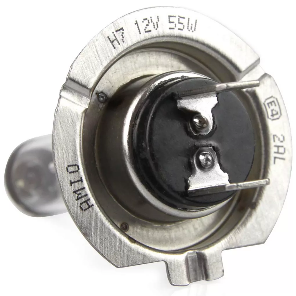 Żarówka AMiO H7 CLEAR - zbliżenie na podstawę