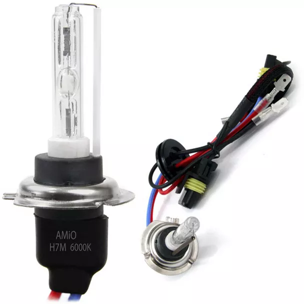 AMiO H7 Xenon H.I.D. 6000K – żarnik ksenonowy z metalowym kołnierzem