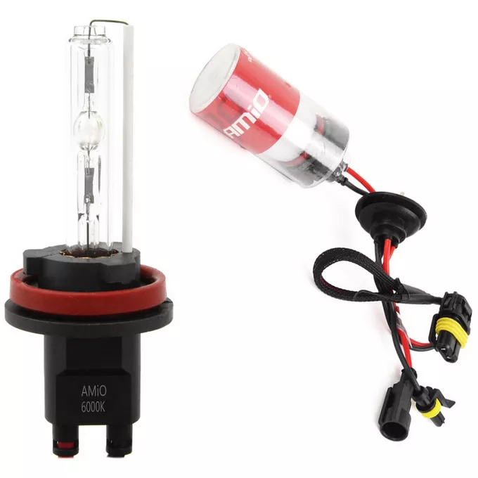 AMiO H8/H9/H11 Xenon HID 6000K – widok produktu z bliska