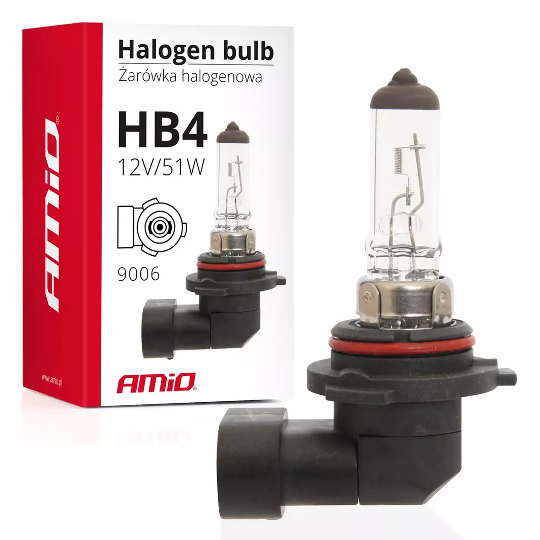AMiO HB4 (9006) CLEAR - żarówki z opakowaniem