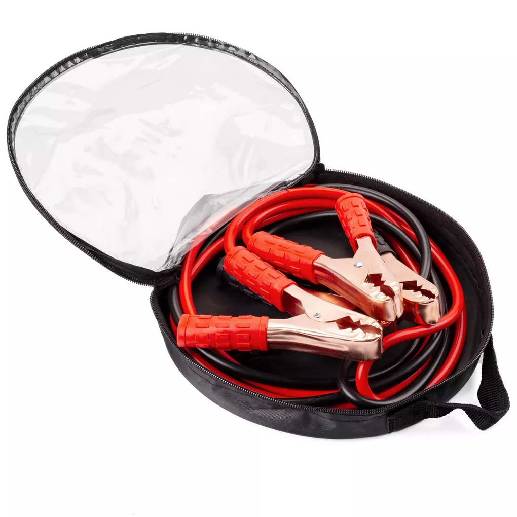 Zastosowanie przewodów rozruchowych – widok w etui