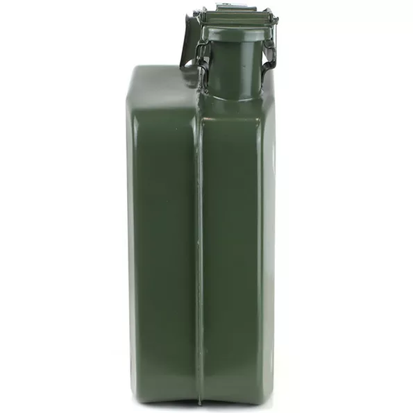 Kanister metalowy 5l - widok z boku, grubość