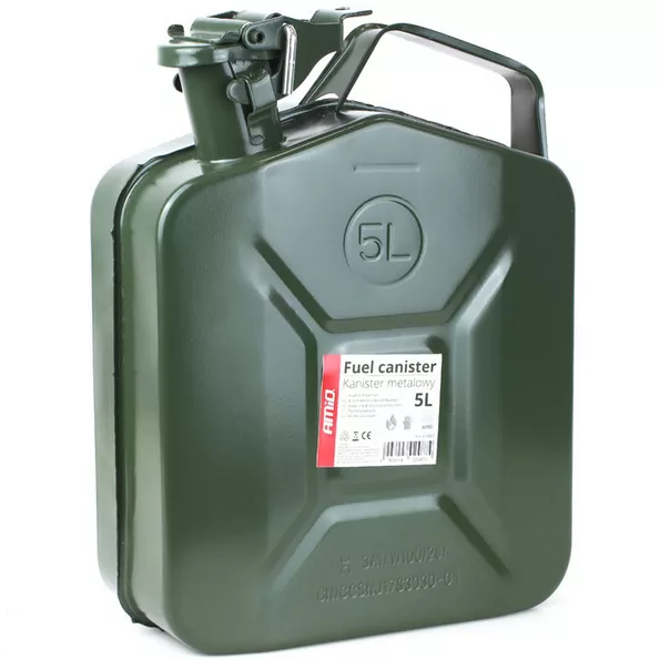 Kanister metalowy 5 L – widok ogólny