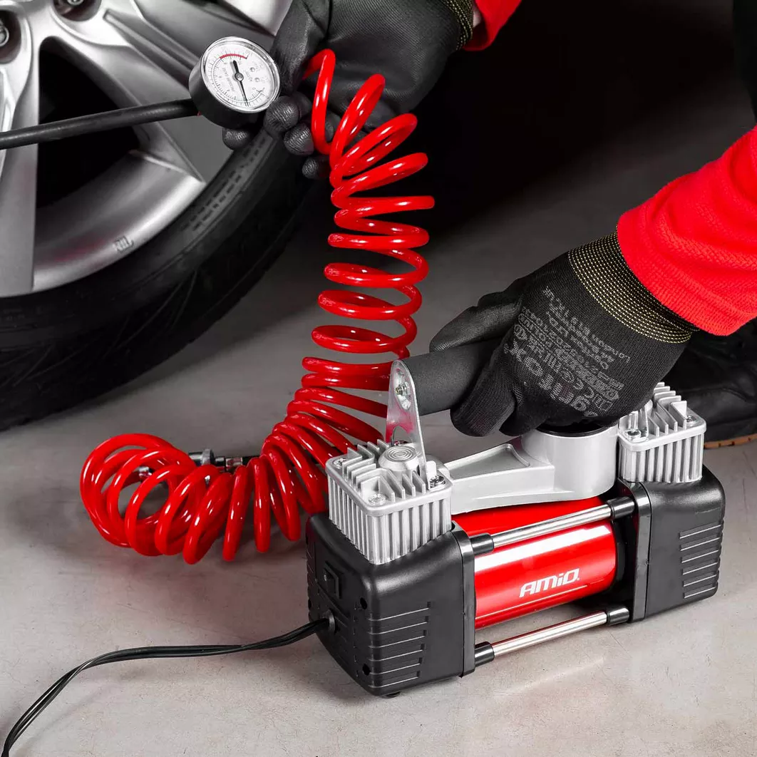 Kompresor ACOMP-4 - zastosowanie w pojeździe