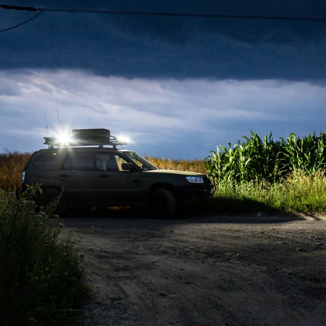 Lampa robocza 80 LED - ujęcie zastosowania