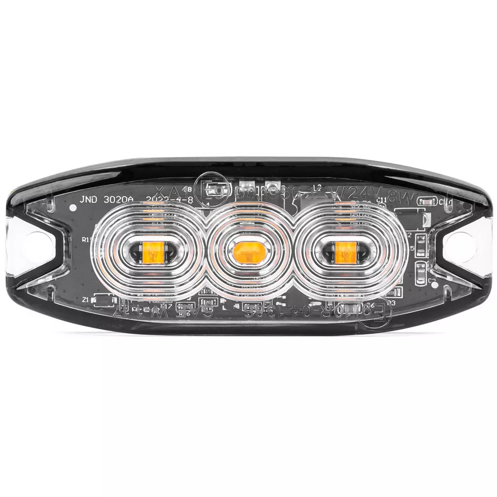 Lampa błyskowa płaska 3 LED — zdjęcie z przodu