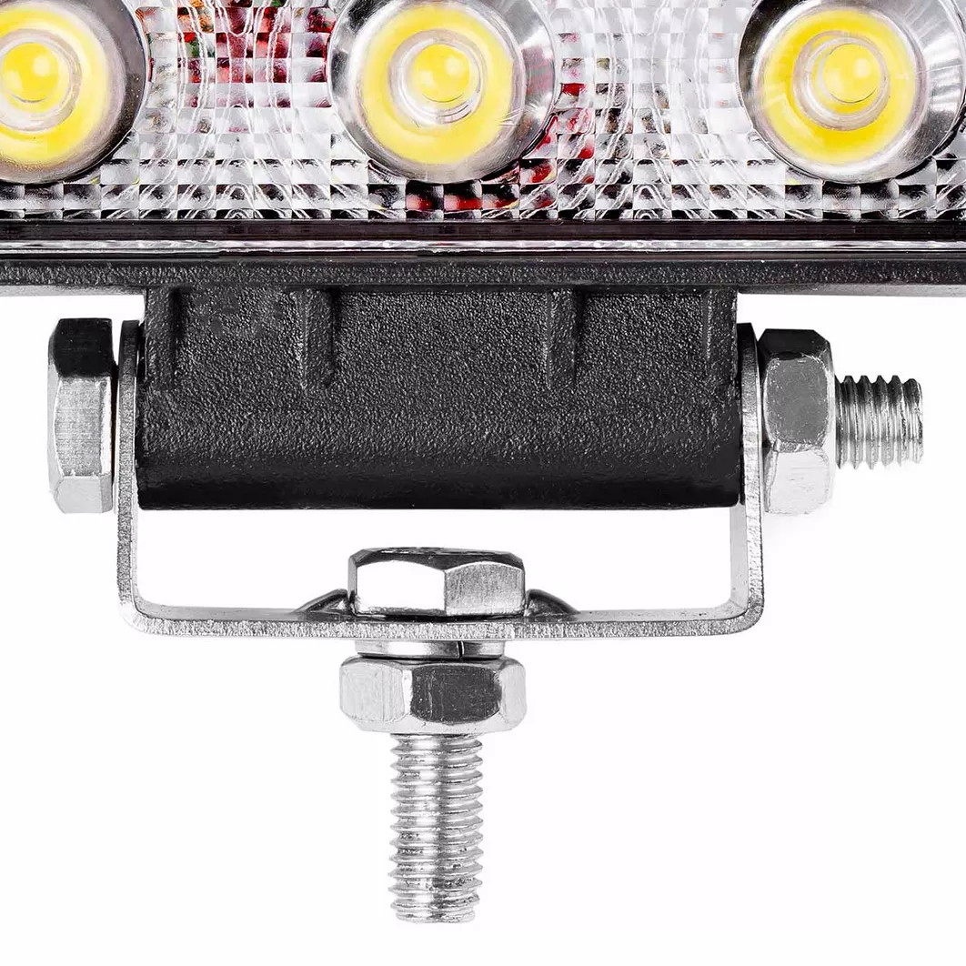 Lampa robocza LED - zbliżenie na uchwyt