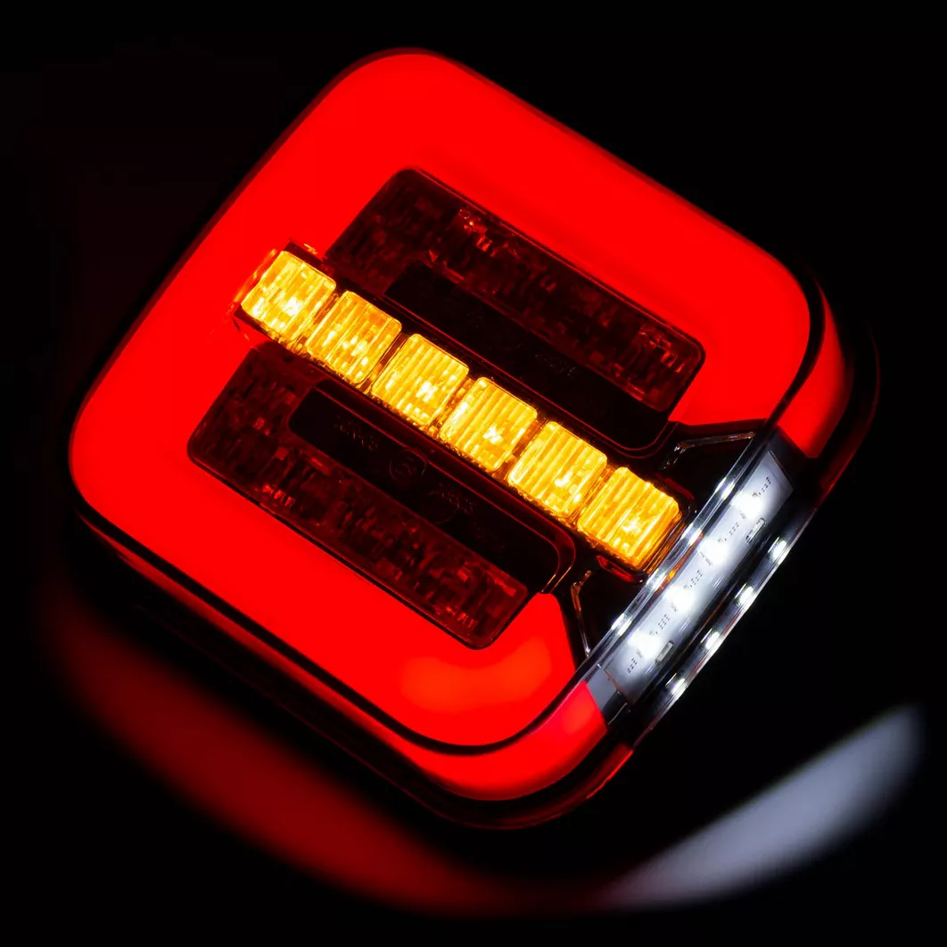 Tylna lampa zespolona LED — działanie