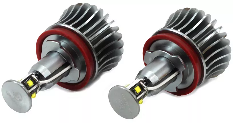 Markery LED Angel Eyes H8 20W GOLD - ujęcie z bliska