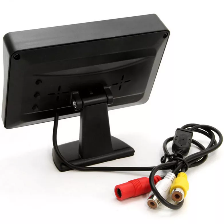 Monitor 4,3'' TFT LCD – widok z tyłu i złącza