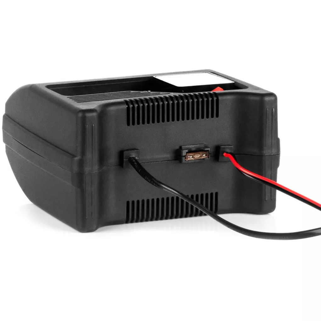 Prostownik samochodowy — wygląd z tyłu