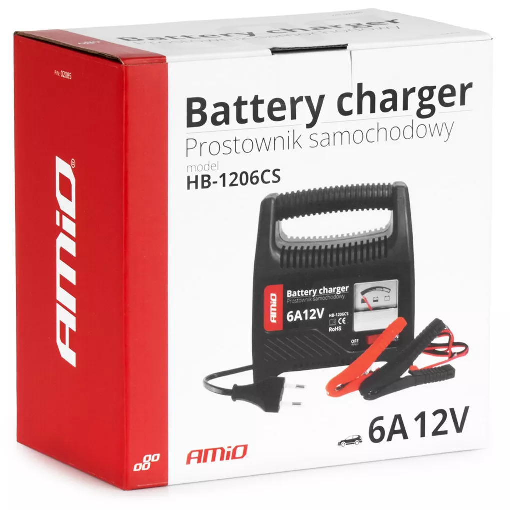 Prostownik samochodowy — opakowanie