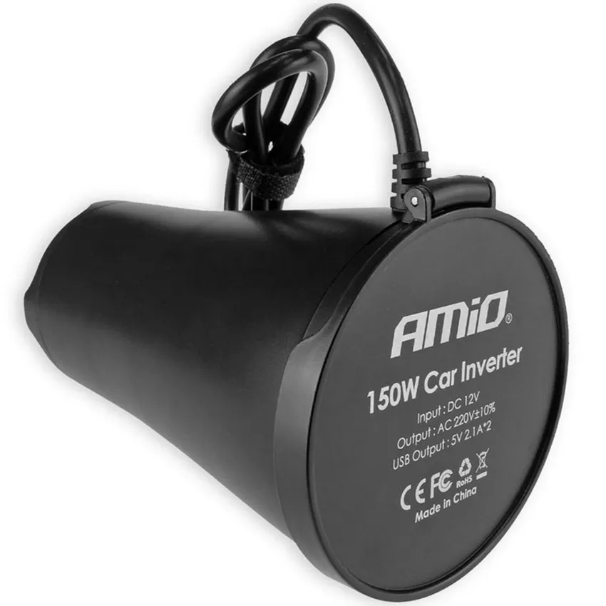 Przetwornica napięcia 12V/230V 150W/300W - zbliżenie na podstawę