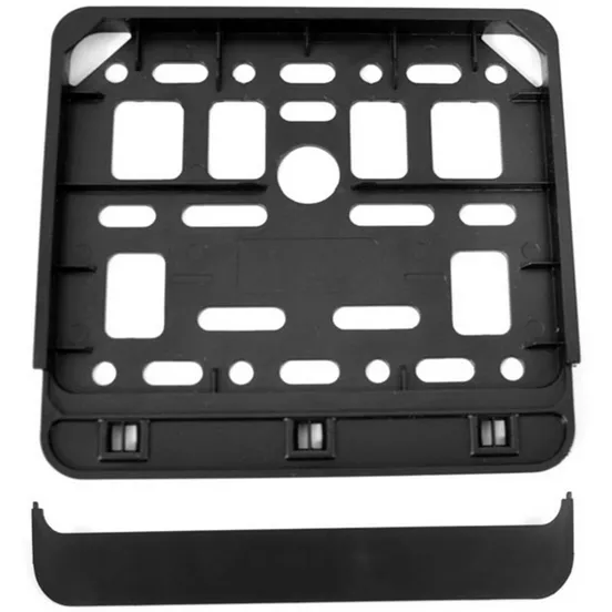 Ramka tablicy rejestracyjnej do skutera i motoroweru - czarna