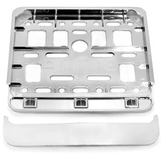 Chromowana ramka tablicy rejestracyjnej do skutera i motoroweru