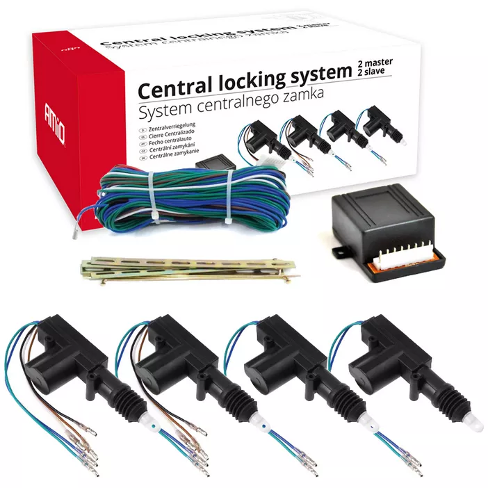 System zamka centralnego - zestaw z opakowaniem