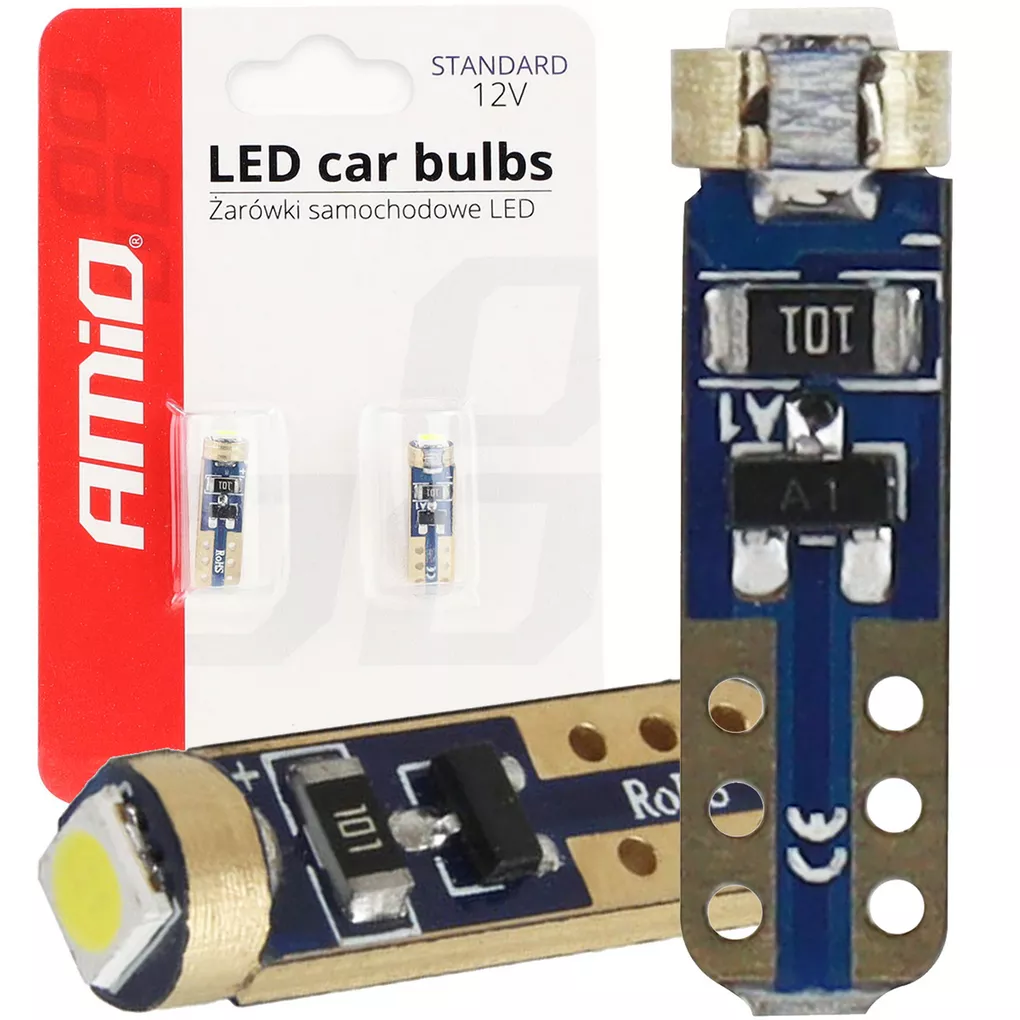 AMiO T5 W1W LED SMD High Power - żarówki z opakowaniem