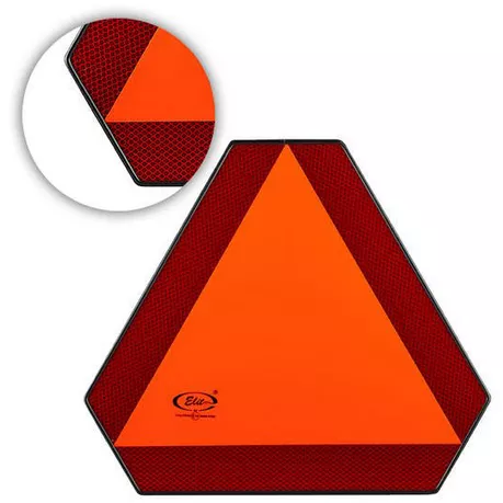 Odblaskowa tablica trójkąt do pojazdów wolnobieżnych