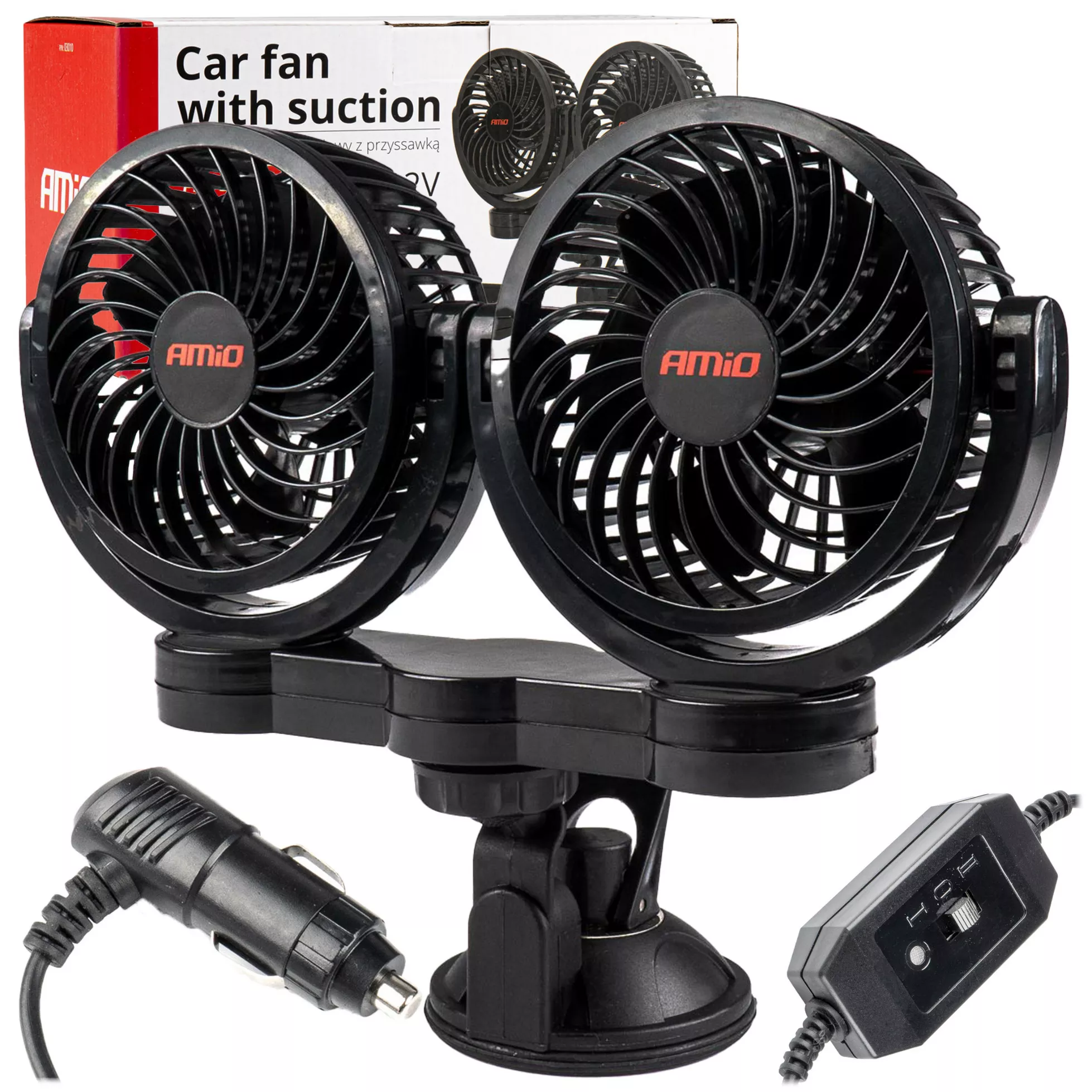 Wentylatora AMiO opakowanie przełącznik przewód 
