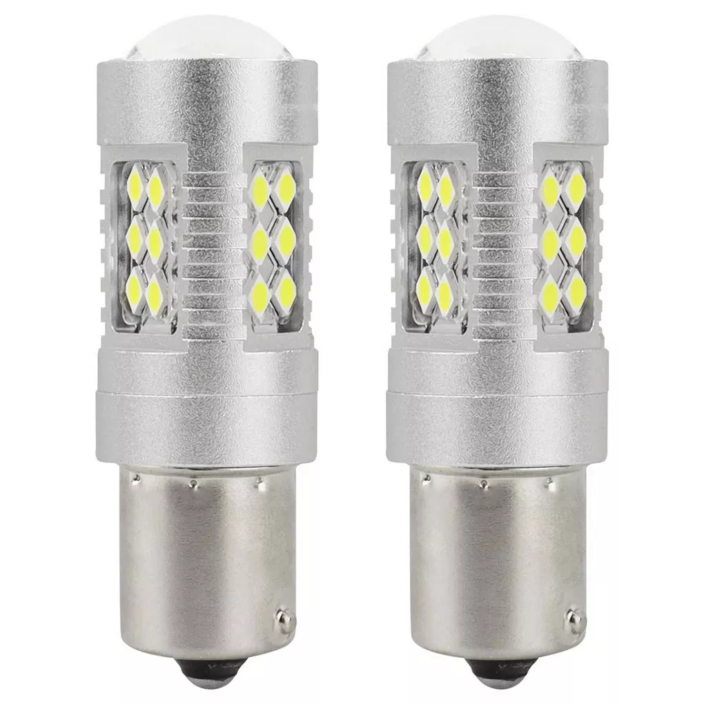 AMiO P21W LED 24 SMD 5600K - żarówki z bliska