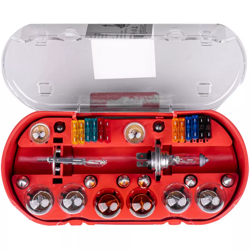 Zestaw podręczny do auta - widok wewnątrz zasobnika