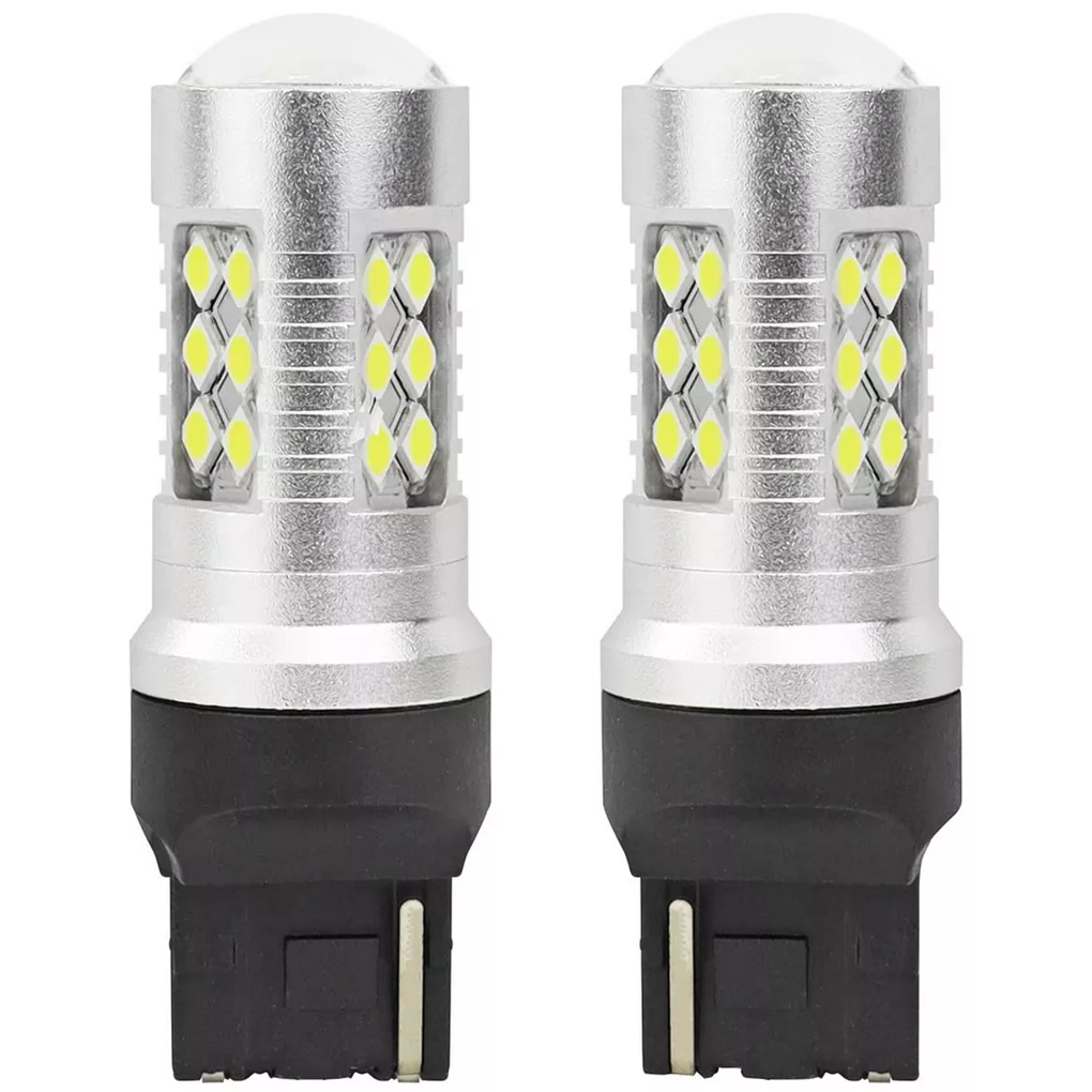 AMiO W21W T20 LED CANBUS 24 SMD — zestaw żarówek