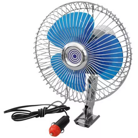 Obrotowy wentylator samochodowy 24V w metalowej obudowie