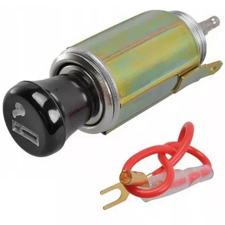 Gniazdo zapalniczki samochodowej z wkładem 12V - zdjęcie ogólne