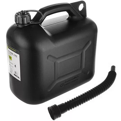 Kanister 10L z giętkim lejkiem - zbliżenie