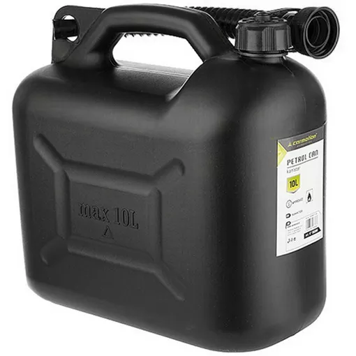 Kanister 10L z giętkim lejkiem - widok ogólny