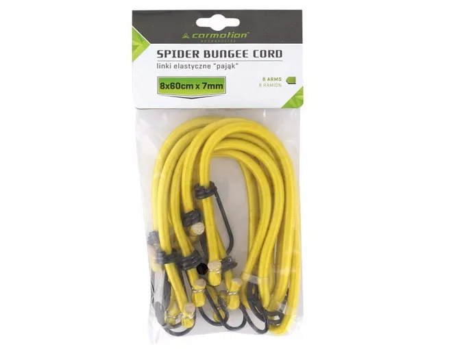 Pająk 8-ramienny - elastyczne linki do mocowania bagażu - opakowanie