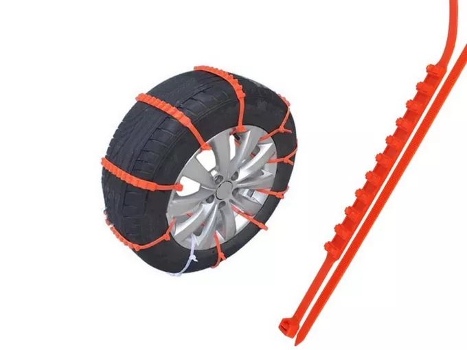 Montaż opasek antypoślizgowych na koło