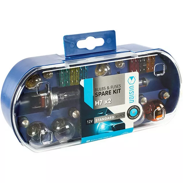 Zestaw zapasowych żarówek i bezpieczników Vision