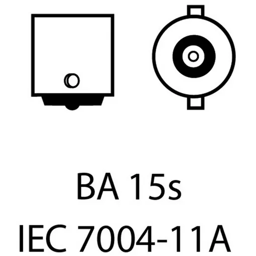EinParts P21W LED czerwone - oznaczenie