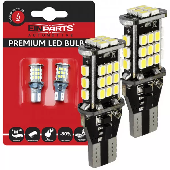 EinParts W16W T15 LED 6000K - opakowanie