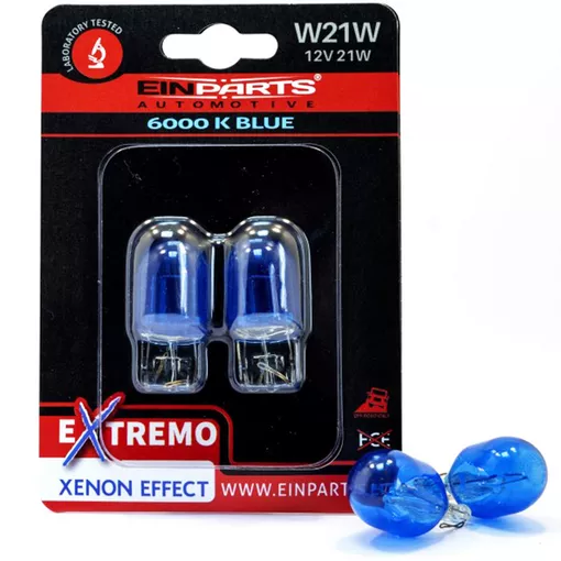 EinParts W21W T20 Extremo 6000K — opakowanie żarówki