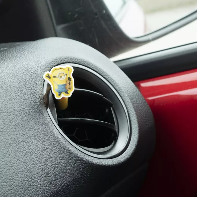 Minionki - zastosowanie w samochodzie
