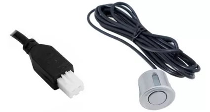 Czujnik cofania / parkowania w kolorze srebrnym