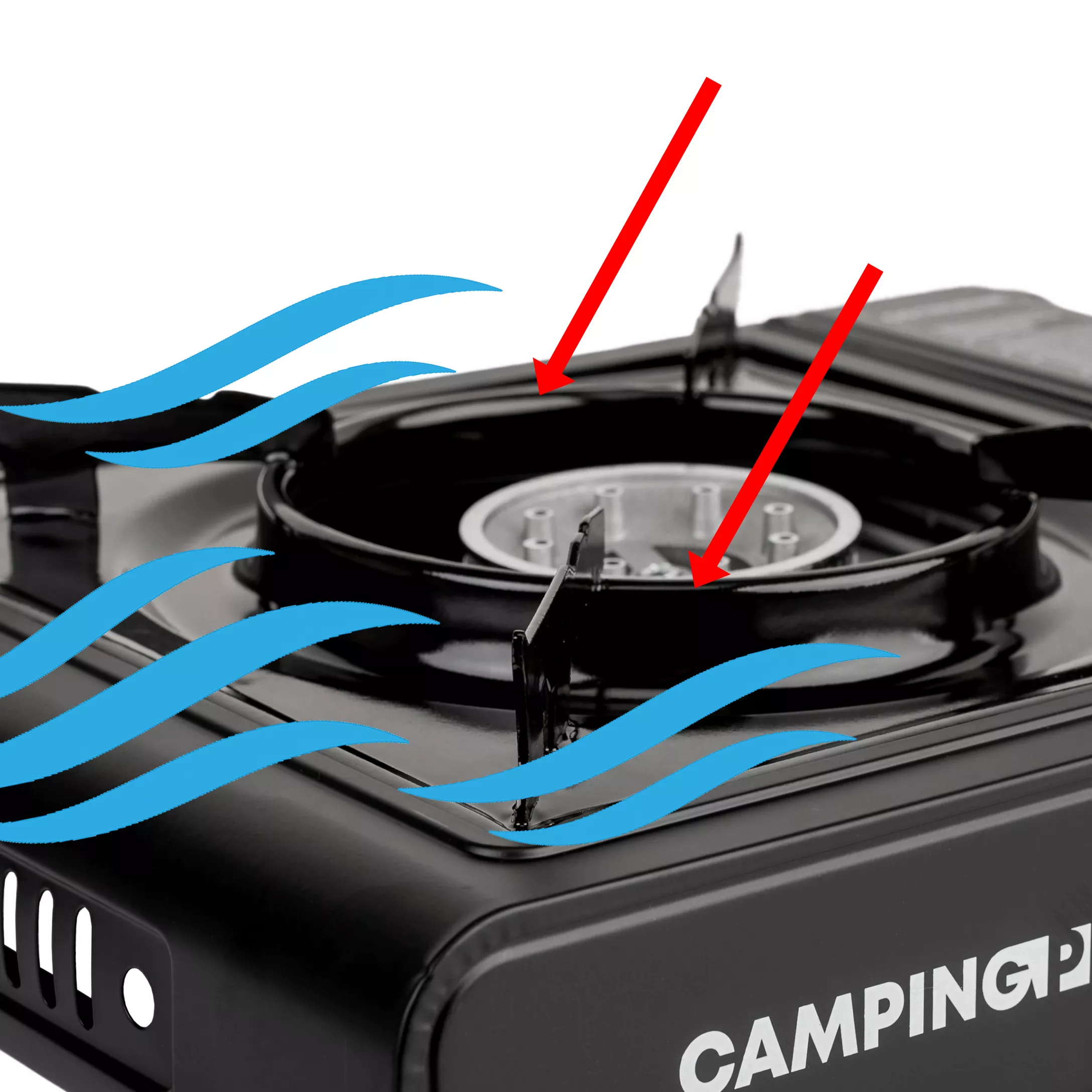 Hoalte CampingPro Base S kuchenka osłona widok z bliska