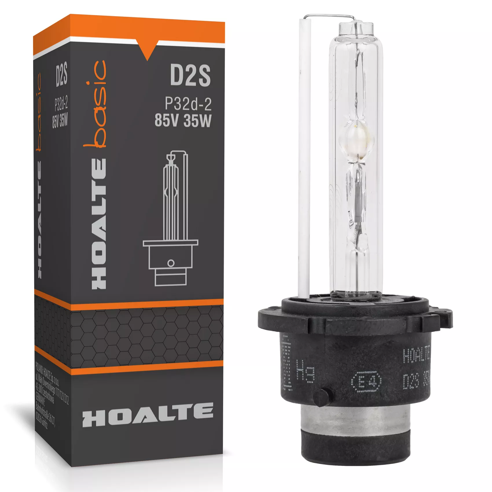 HOALTE D2S XENON BASIC 6000K - opakowanie z żarówką