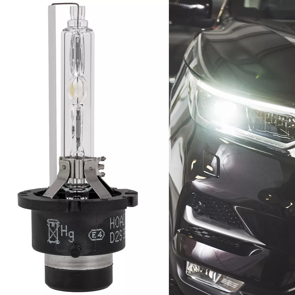 Żarnik ksenonowy D2S Hoalte Xenon Plus +50% 6000K - widok w samochodzie