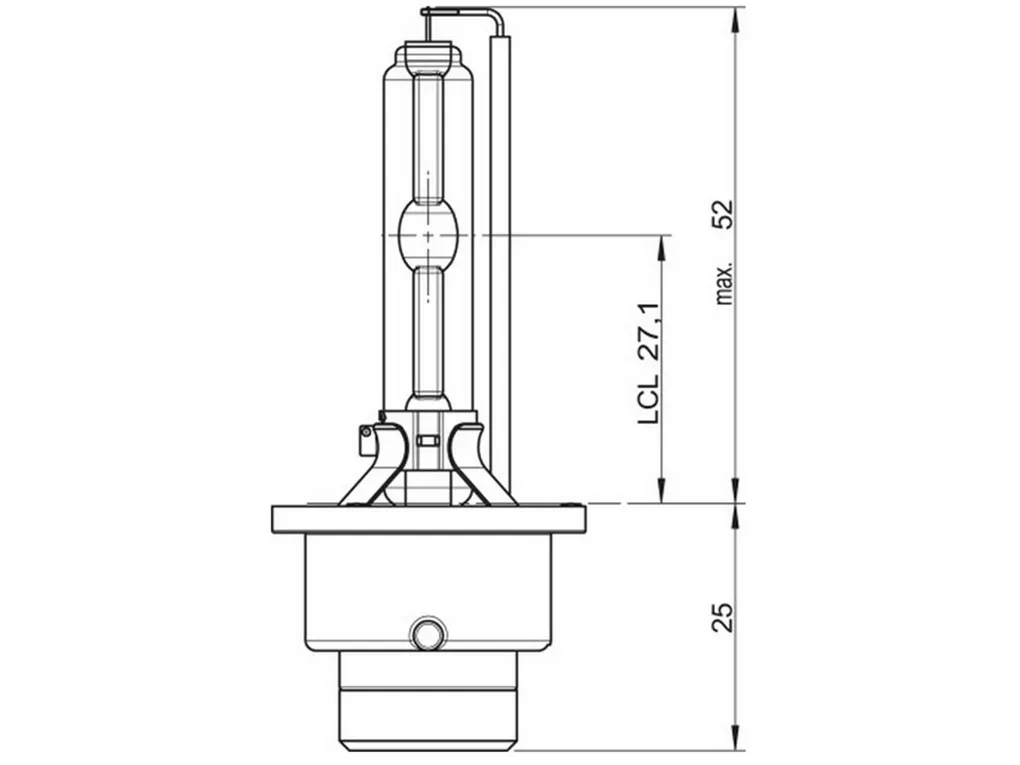 Zastosowanie żarników D4S - wymiary