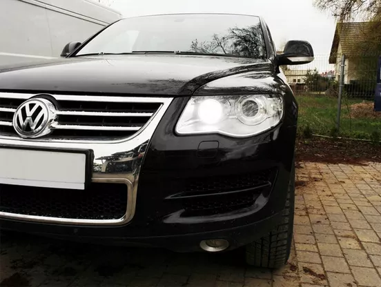 Tryb DRL - widok w samochodzie